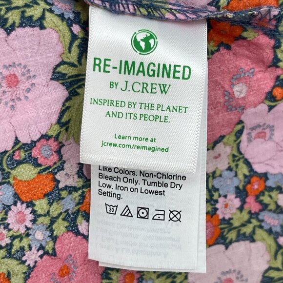 J. Crew Gathered Organic Cotton Camisole in Liberty Meadow Song Fabric - Picture 8 of 12